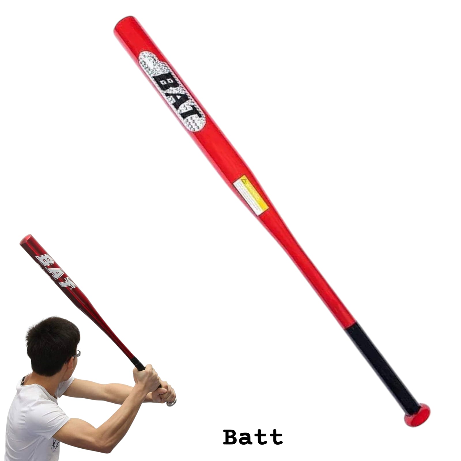 Bat de beisbol aluminio pintando 76cm
