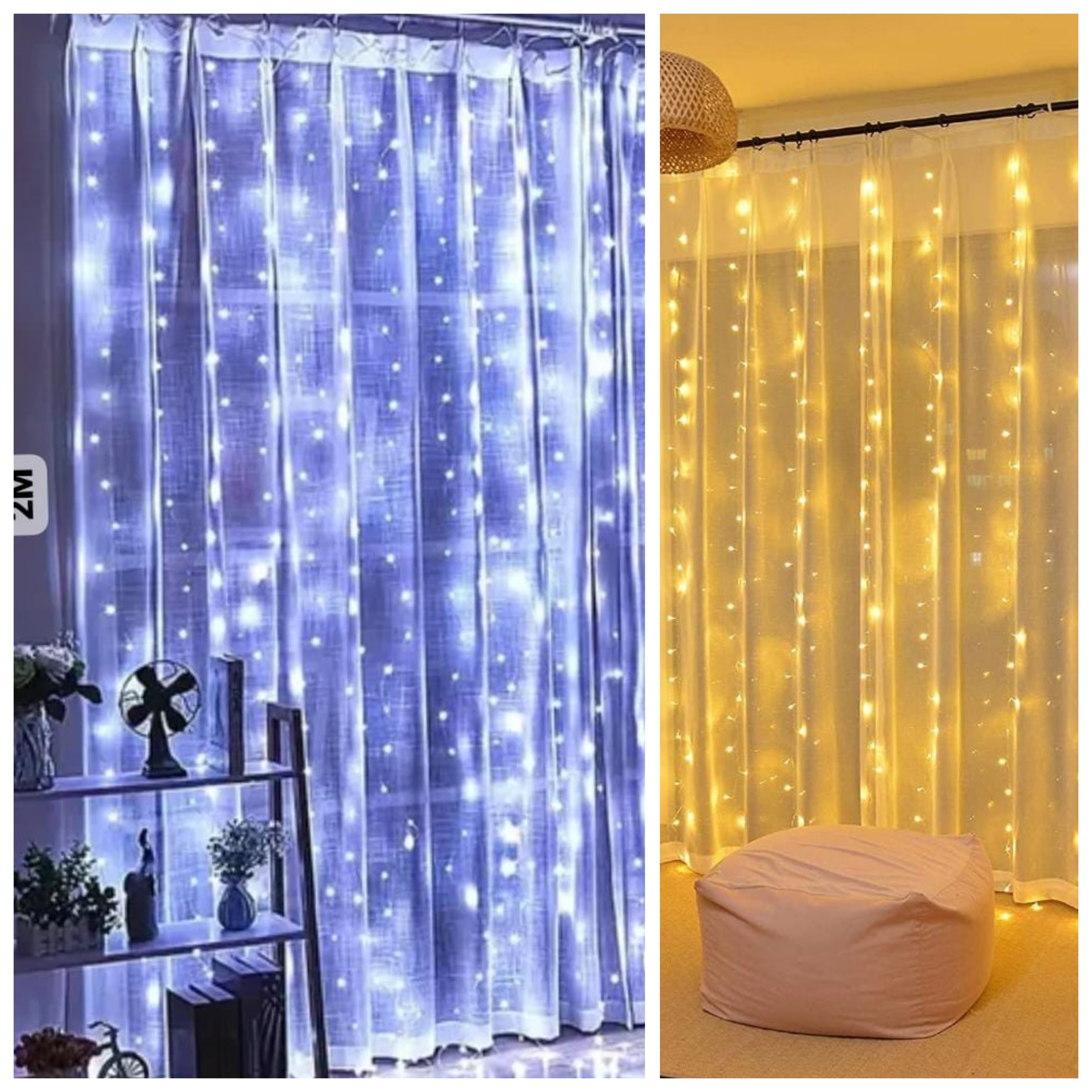Cortina led de 3 x 2 metros